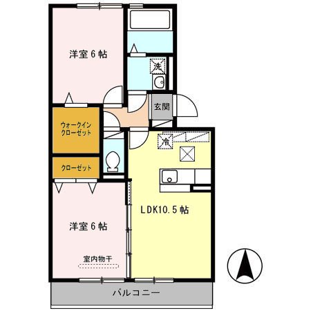 1階の間取り図