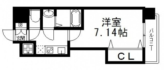14階の間取り図