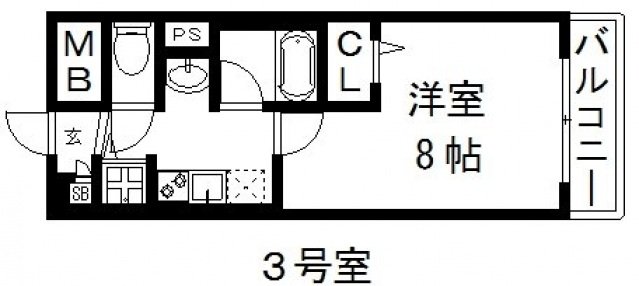 2階の間取り図