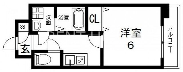 15階の間取り図