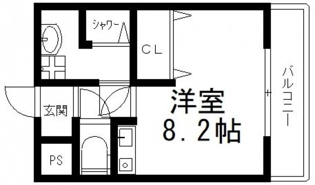 2階の間取り図