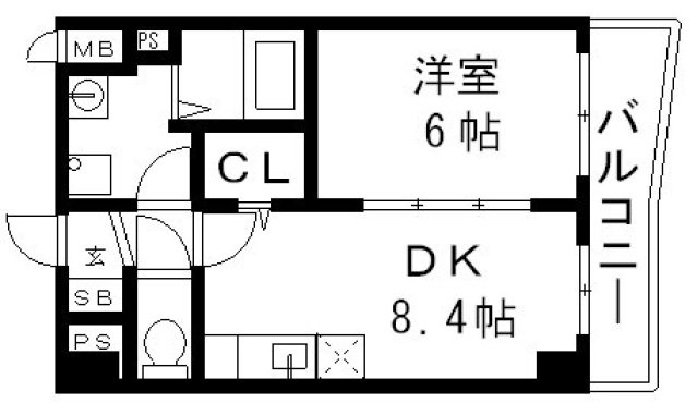 7階の間取り図