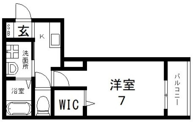 1階の間取り図