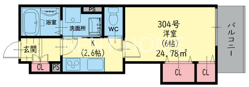 3階の間取り図