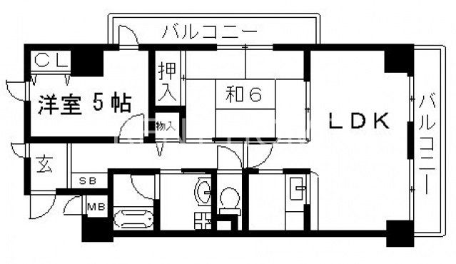 5階の間取り図