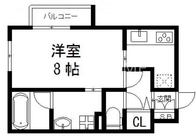 1階の間取り図