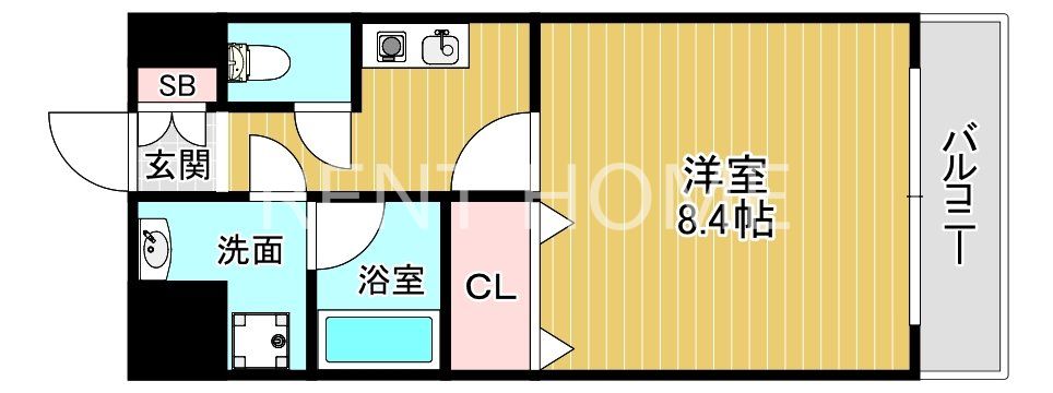 5階の間取り図