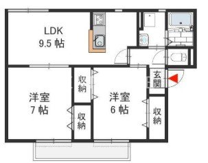 1階の間取り図
