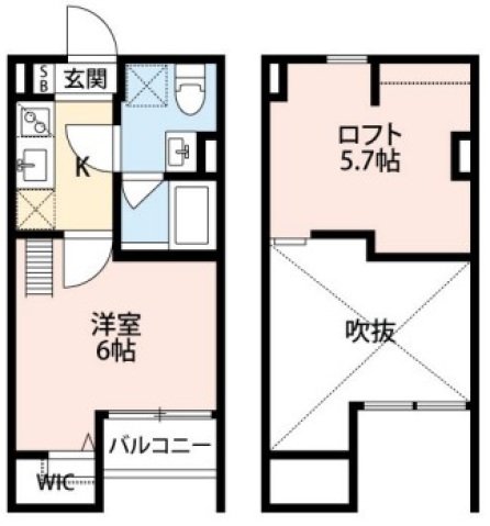 1階の間取り図