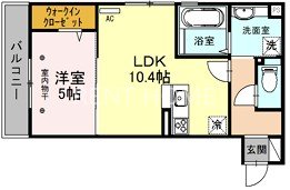2階の間取り図