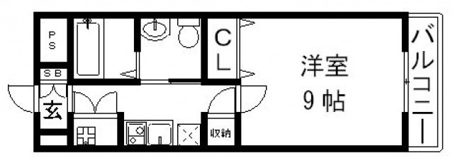 4階の間取り図