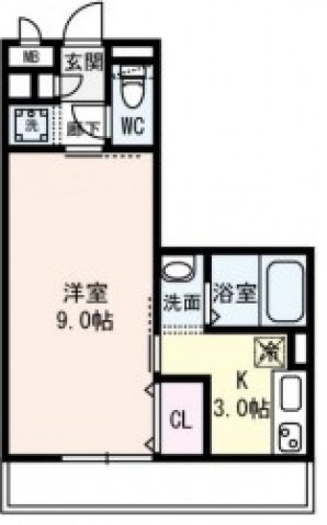 3階の間取り図