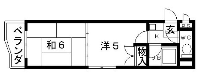 4階の間取り図