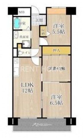 7階の間取り図