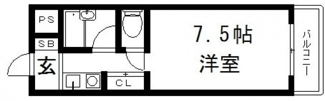 2階の間取り図