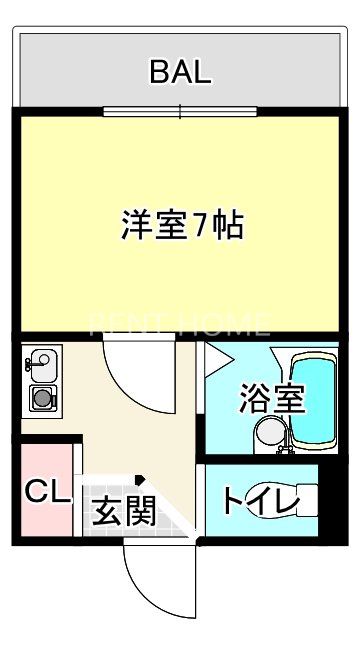 3階の間取り図