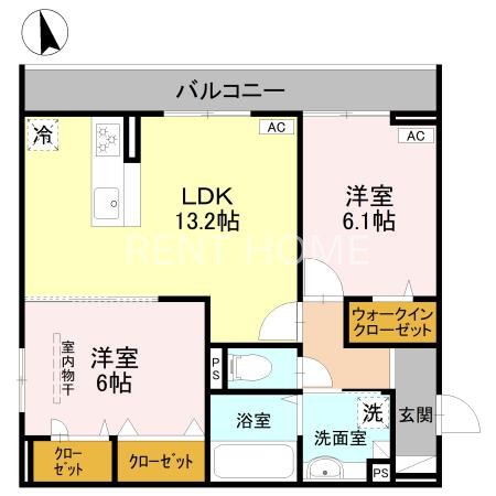 3階の間取り図