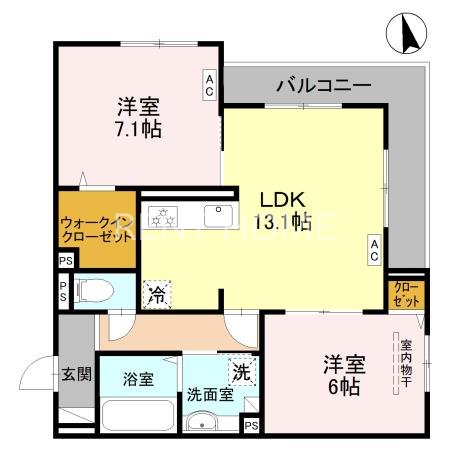 3階の間取り図