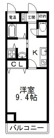 2階の間取り図