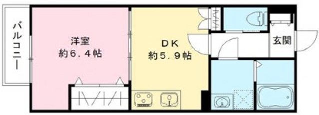 1階の間取り図