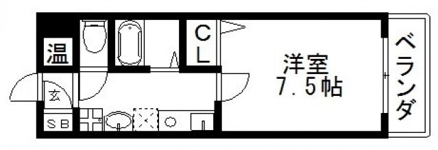 1階の間取り図