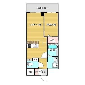 5階の間取り図