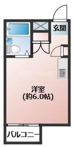 2階の間取り図