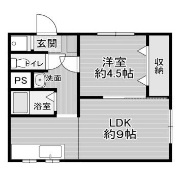 1階の間取り図