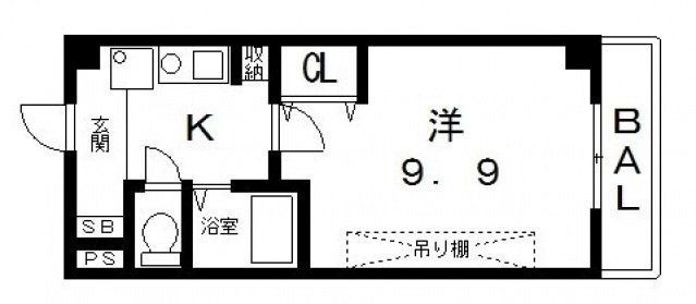 4階の間取り図