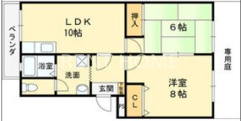1階の間取り図
