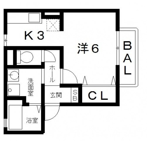 1階の間取り図