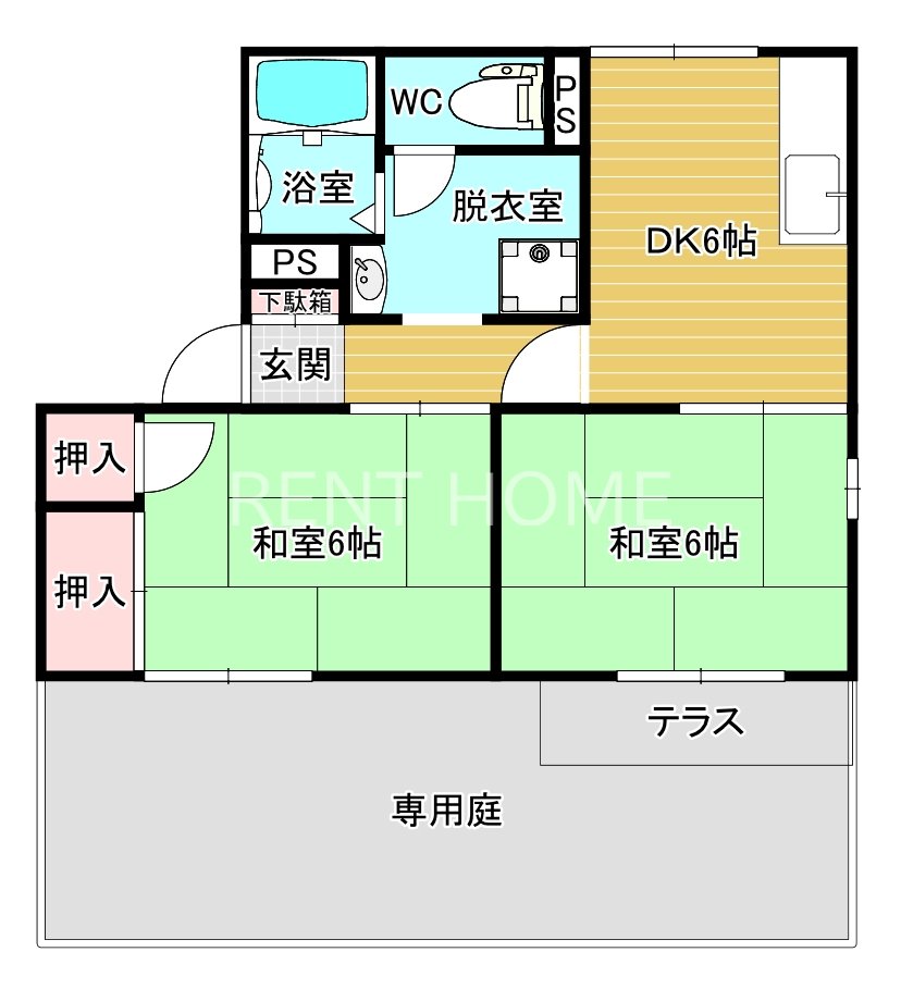 1階の間取り図