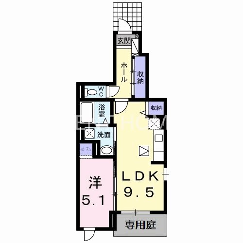 1階の間取り図