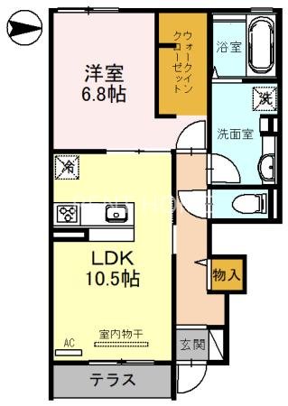 1階の間取り図