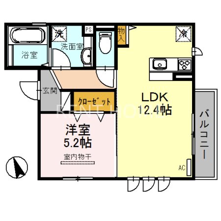 3階の間取り図