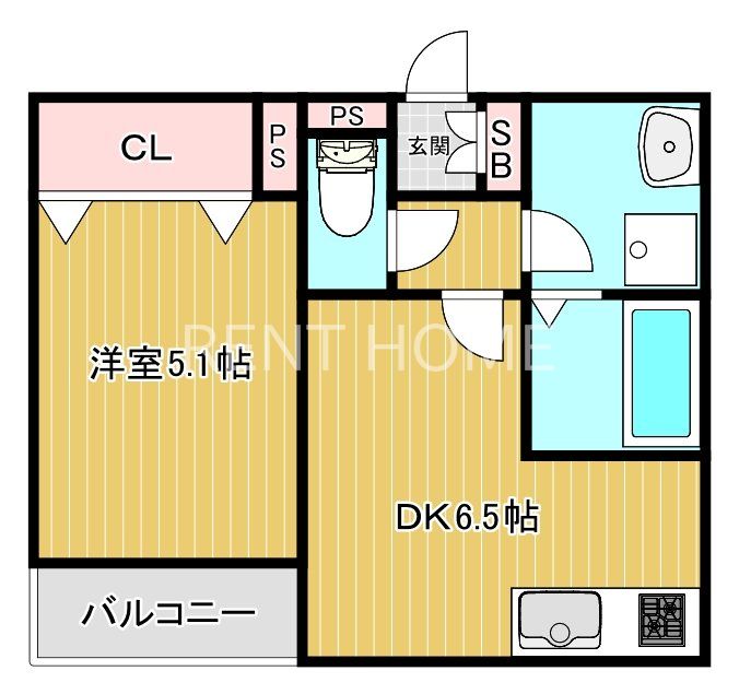 2階の間取り図