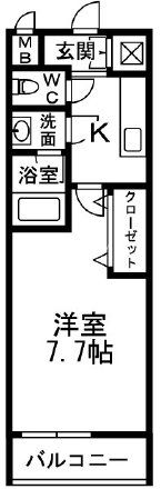 2階の間取り図