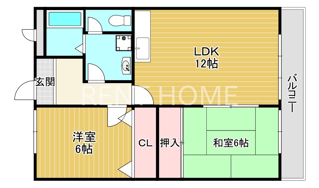 4階の間取り図