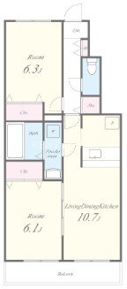 1階の間取り図