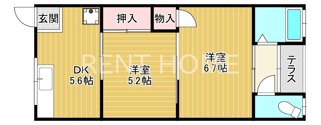 1階の間取り図