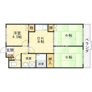 4階の間取り図
