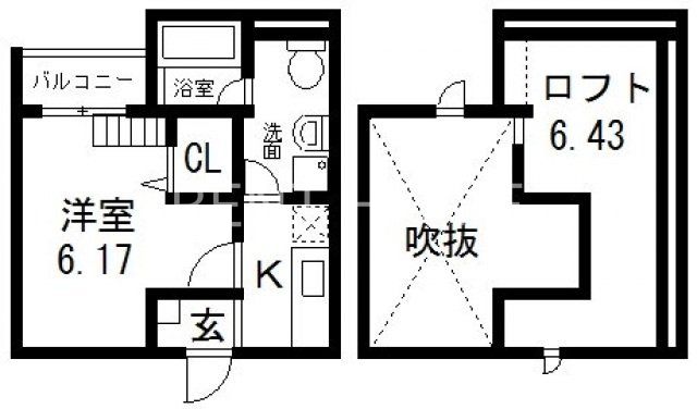 2階の間取り図