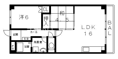 3階の間取り図