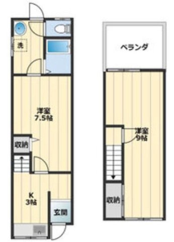 1階の間取り図