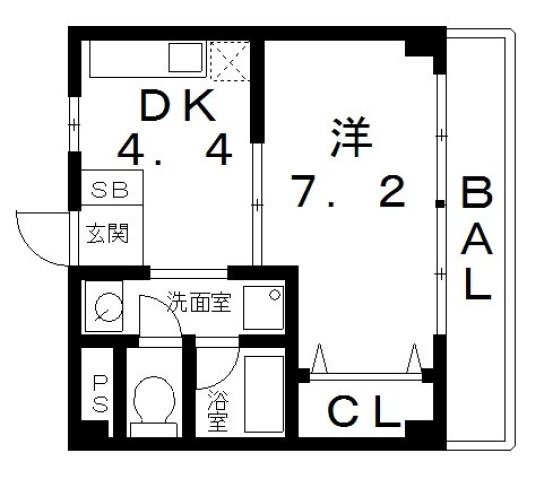 3階の間取り図