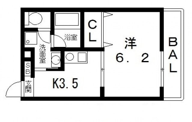 3階の間取り図