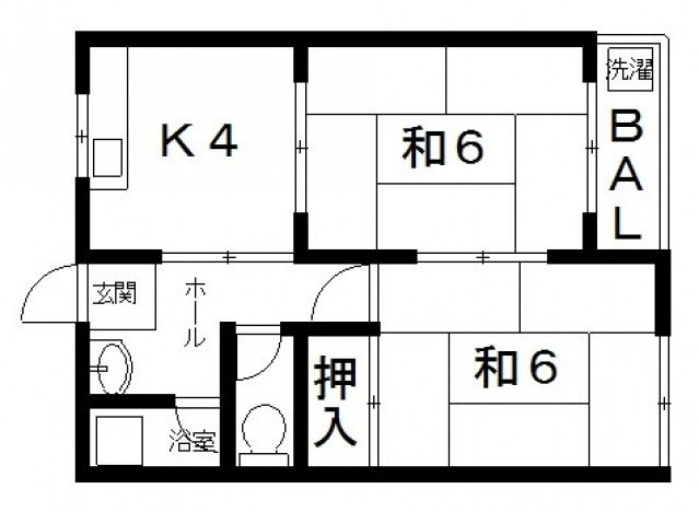 2階の間取り図