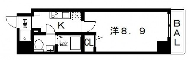 4階の間取り図