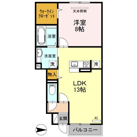 1階の間取り図