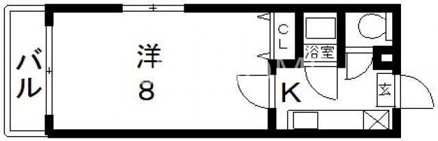 4階の間取り図